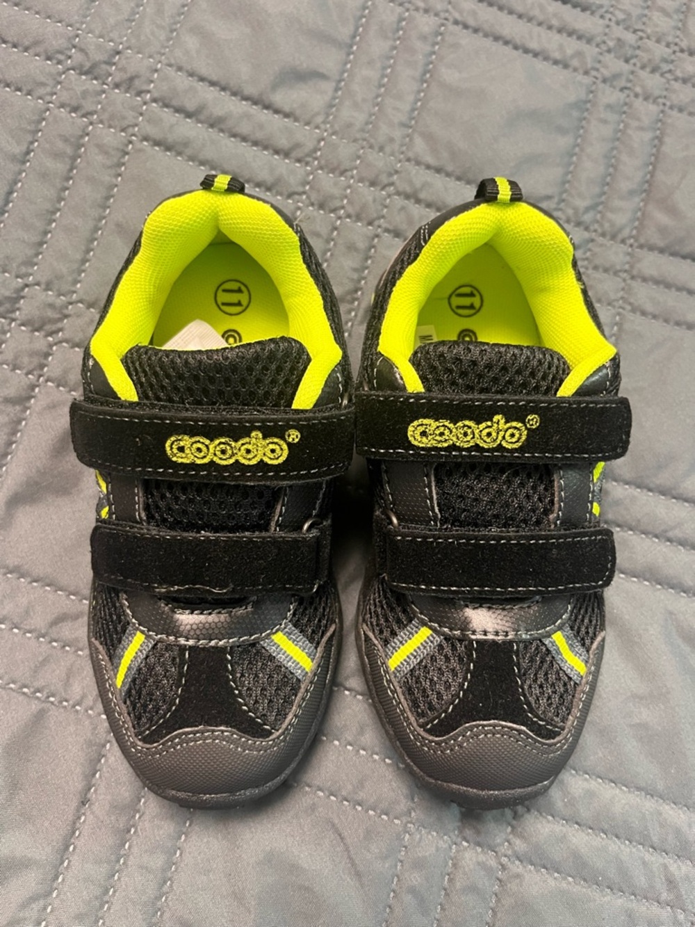 COODO Velcro Athletic Sneakers 11C